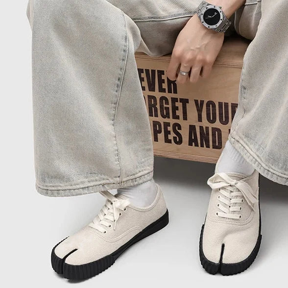Lucas Textured Split Toe Shoes
