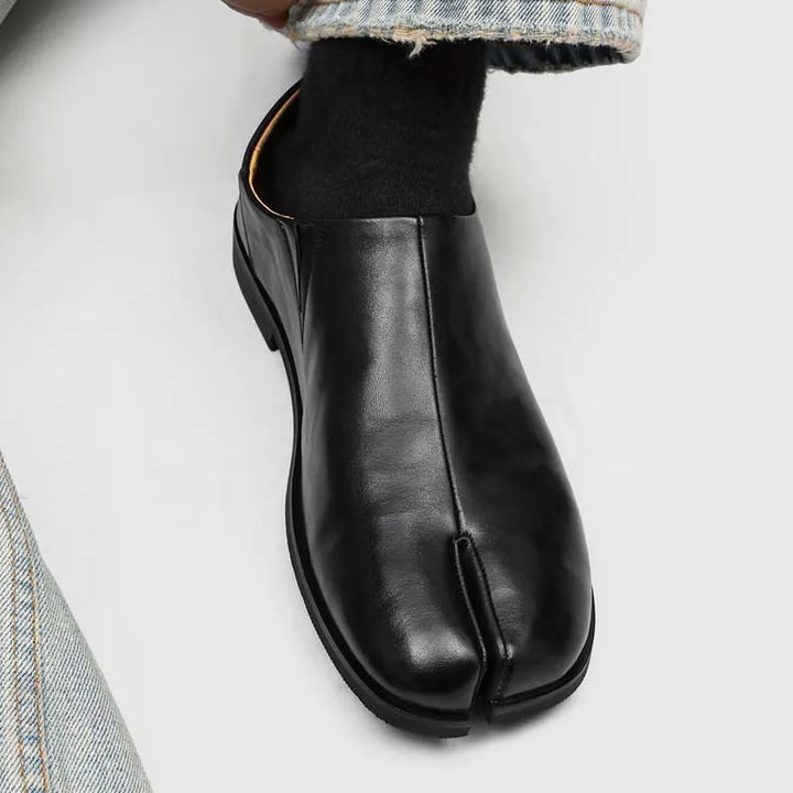 Callum Leather Tabi Loafers