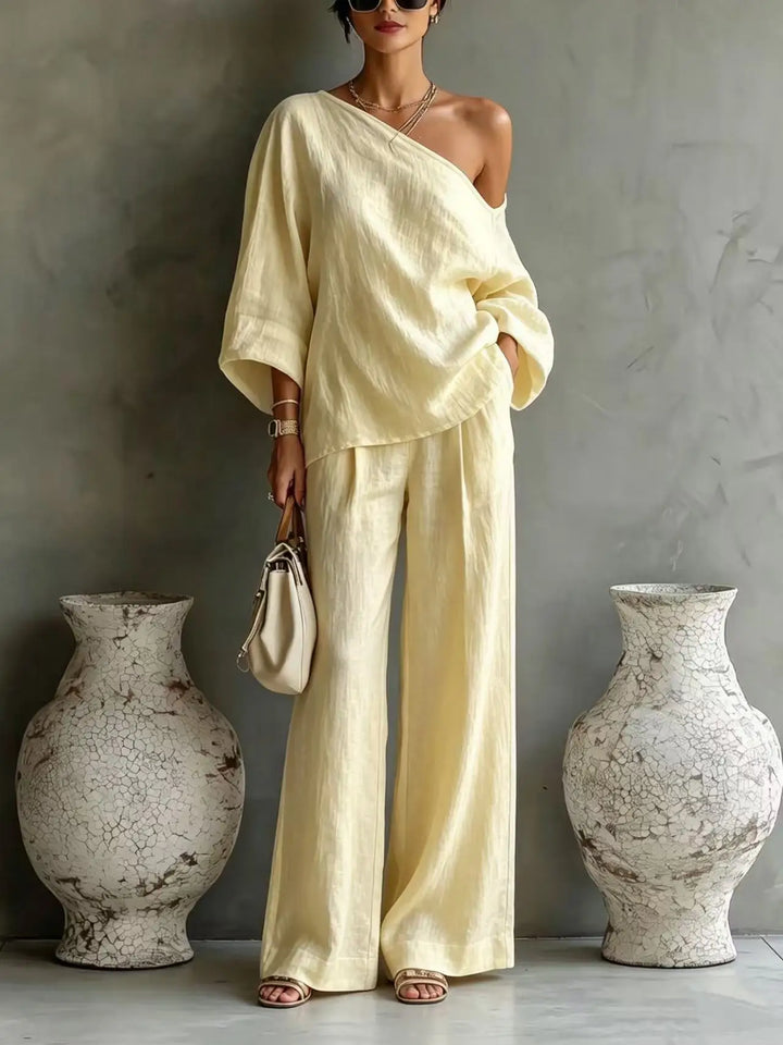 Amara One Shoulder Matching Set
