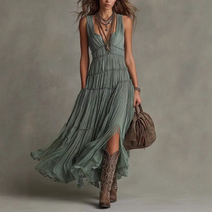 Camilla Tiered Boho Maxi Dress