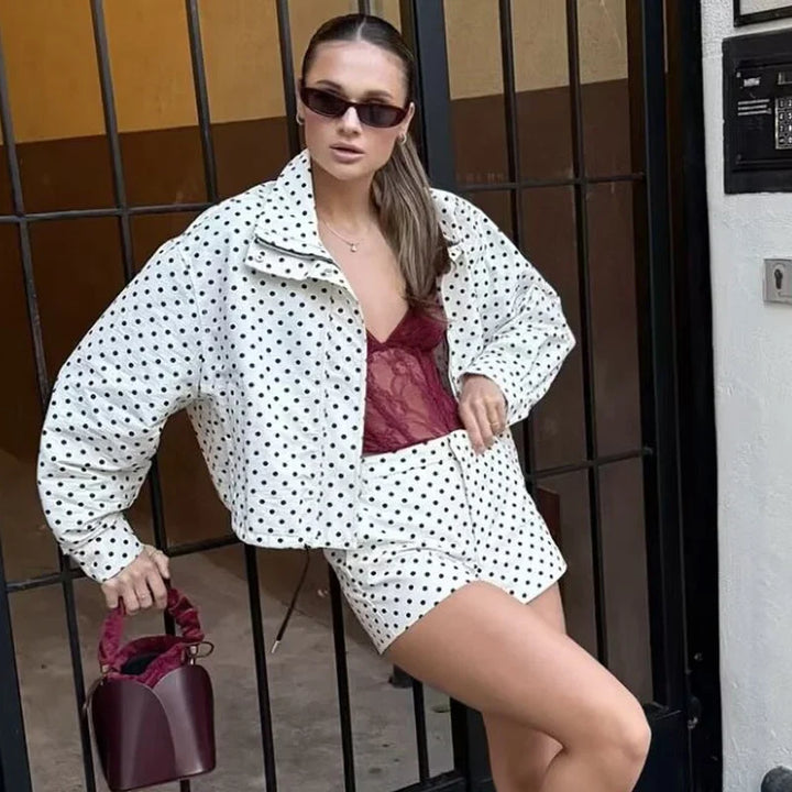 Amara Marlena Cropped Bomber Jacket