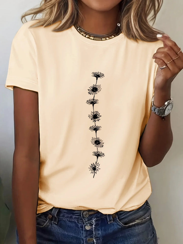 Elorina Sunflower Graphic Tee