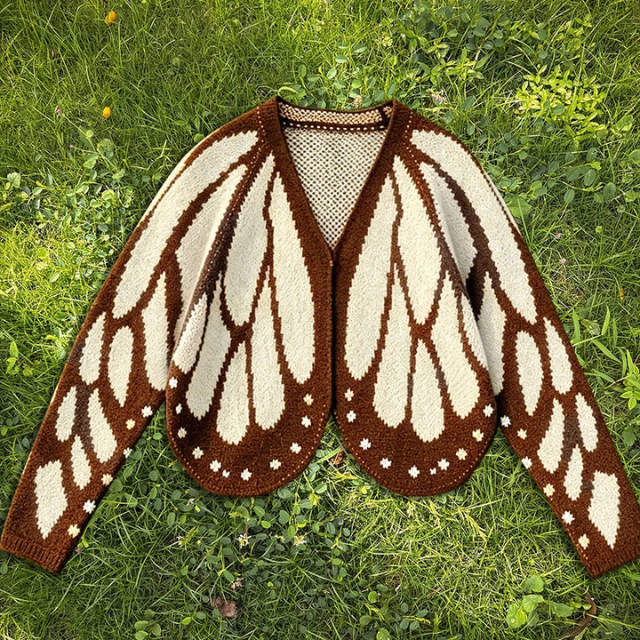 Amore Open Front Butterfly Cardigan