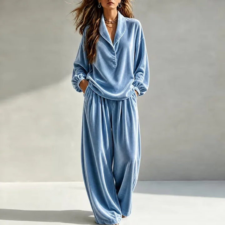 Laurel Velvet Wide Leg Set
