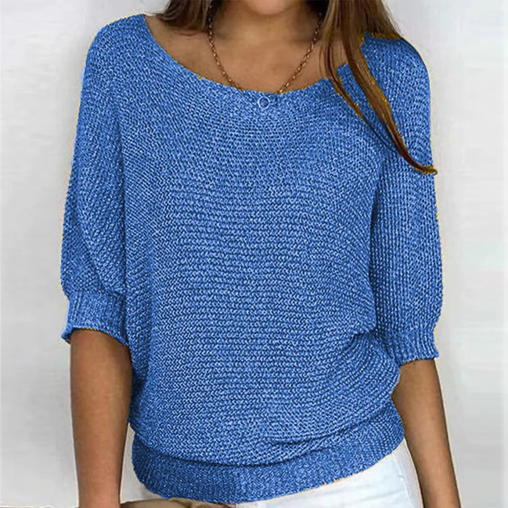 Bianca Ribbed Cuff Knit Top