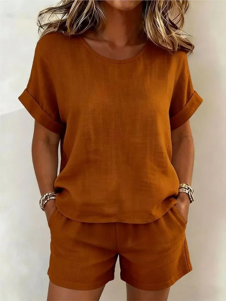 Desiree Casual Two-Piece Shorts Set