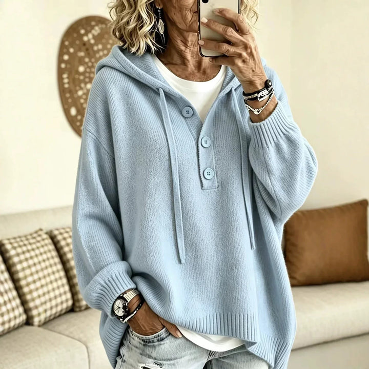Priya Drawstring Hood Sweater