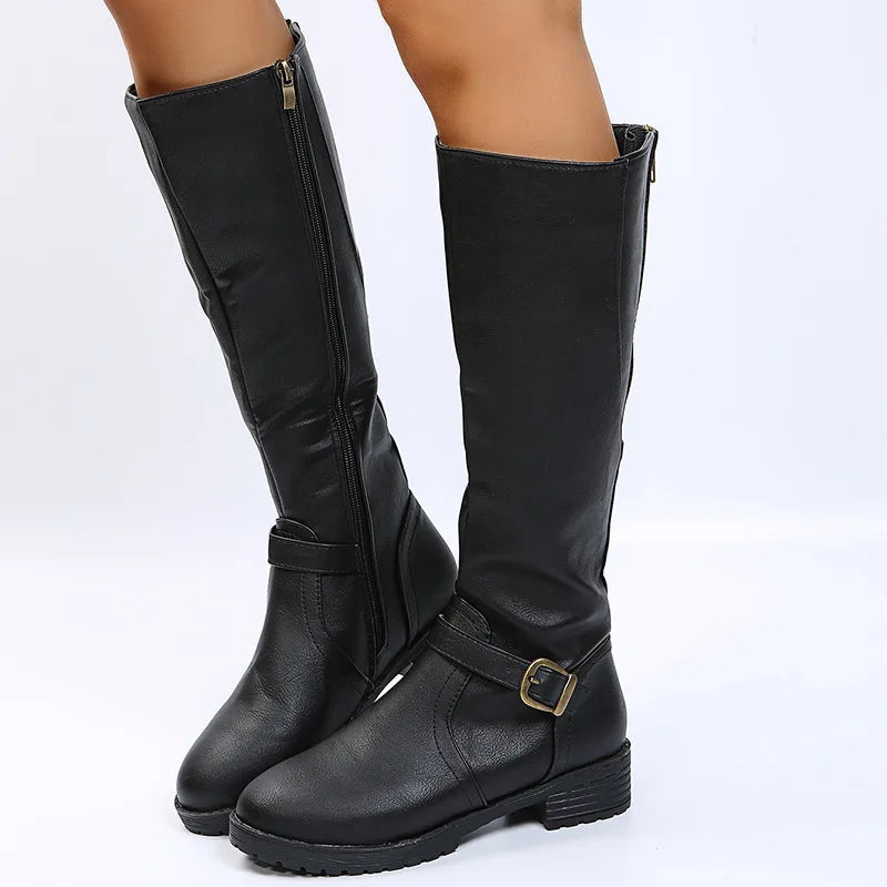 Rosaline Side Zip Riding Boots