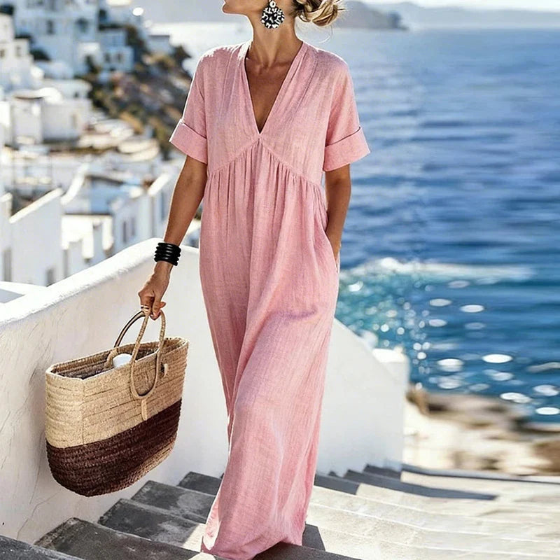Brianne Sophisticated Bohemian Maxi Dress