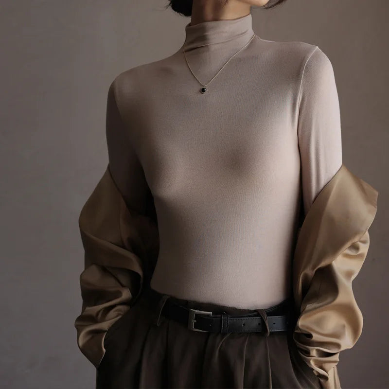 Eliana Mock Neck Knit Top