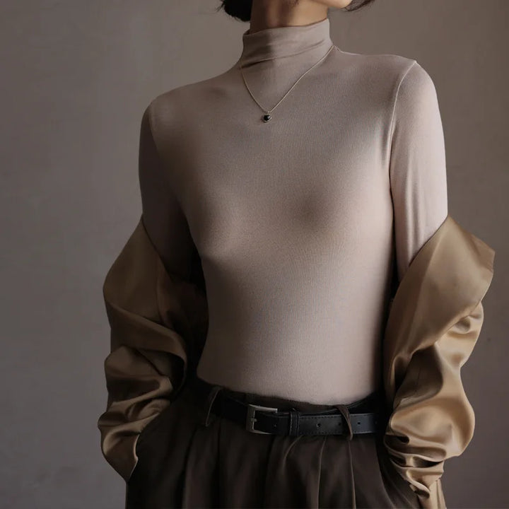 Eliana Mock Neck Knit Top