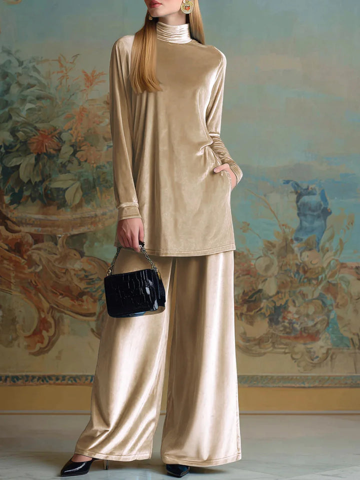 Sienna Longline Turtleneck Set
