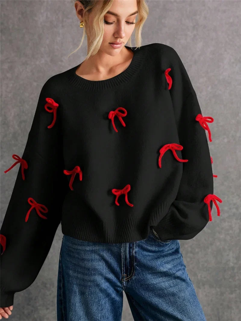 Amora Bow Detail Sweater