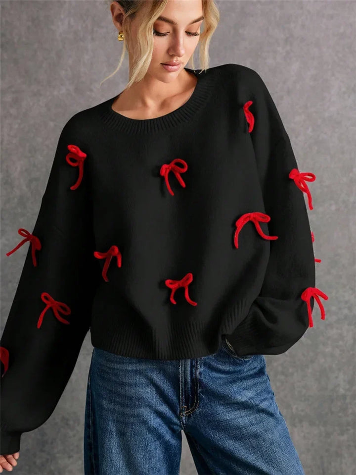 Amora Bow Detail Sweater