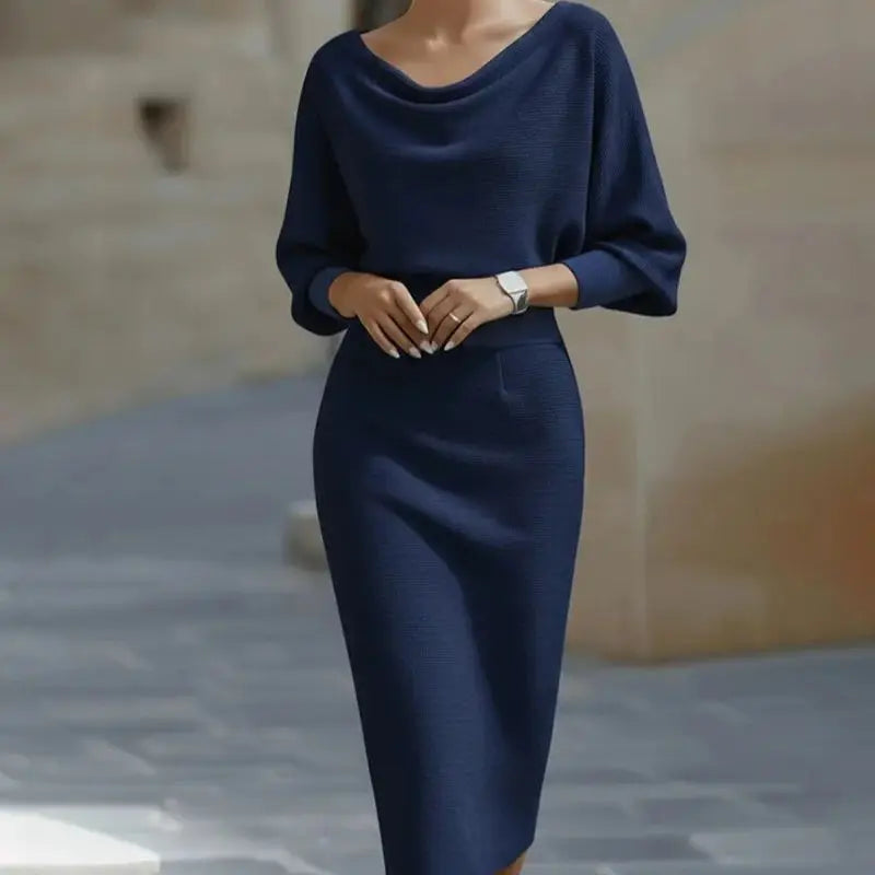 Kaylee Cowl Neck Midi Dress