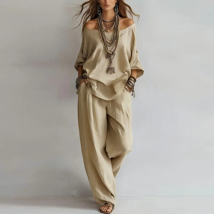Vanessa Off Shoulder Co-ord Set