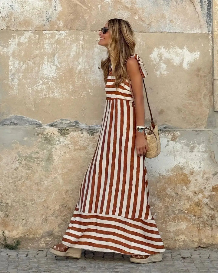 Isabelle Striped Boho Maxi Dress