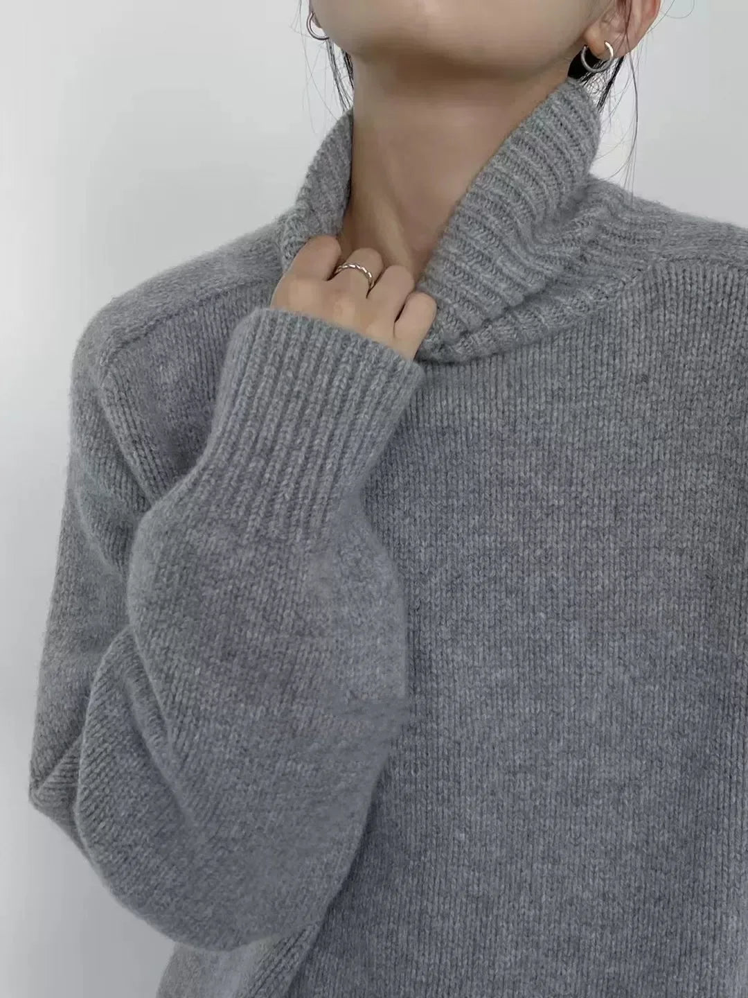 Linnea Turtleneck Wool Sweater