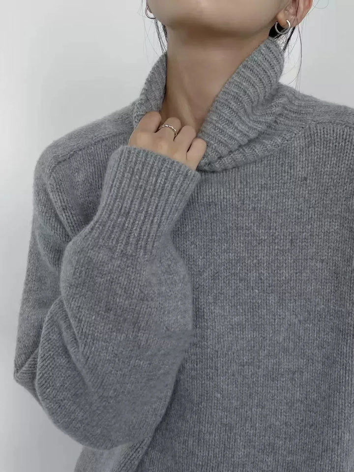 Linnea Turtleneck Wool Sweater