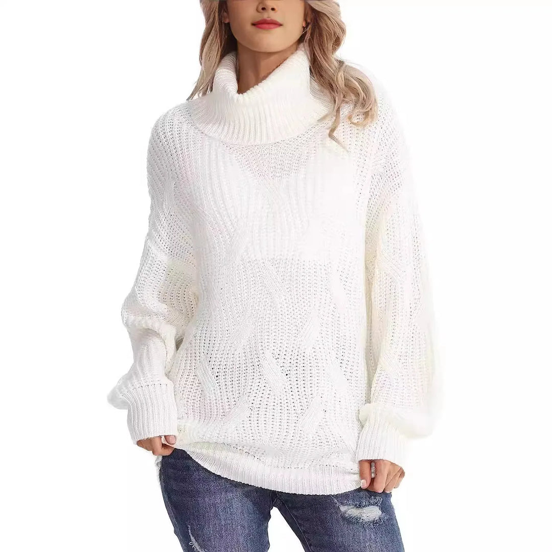 Elowen Cable Knit Turtleneck Sweater