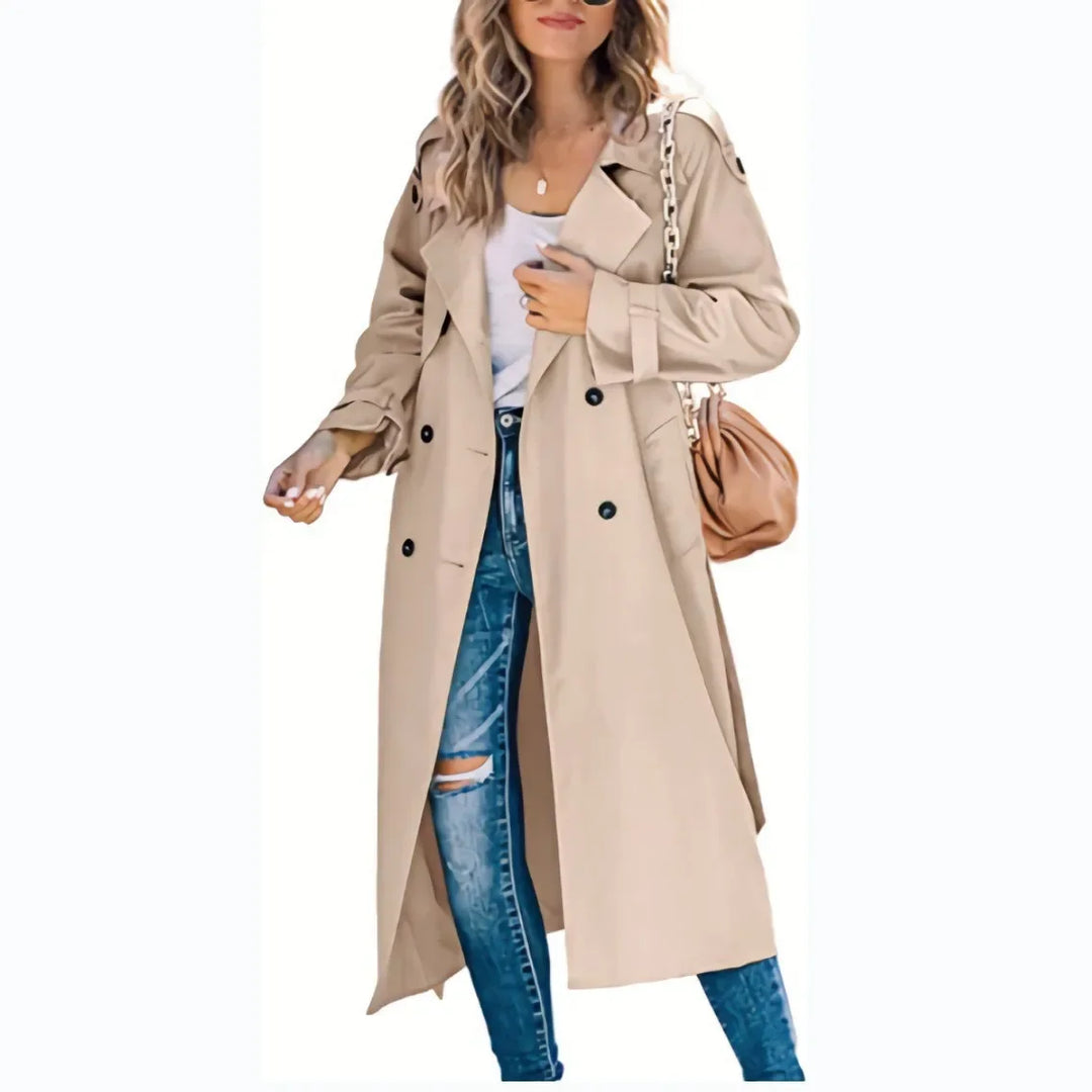 Juniper Double Breasted Trench Coat
