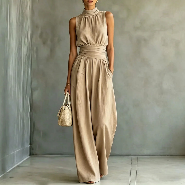 Kayla Sleeveless Wide Leg Jumpsuit
