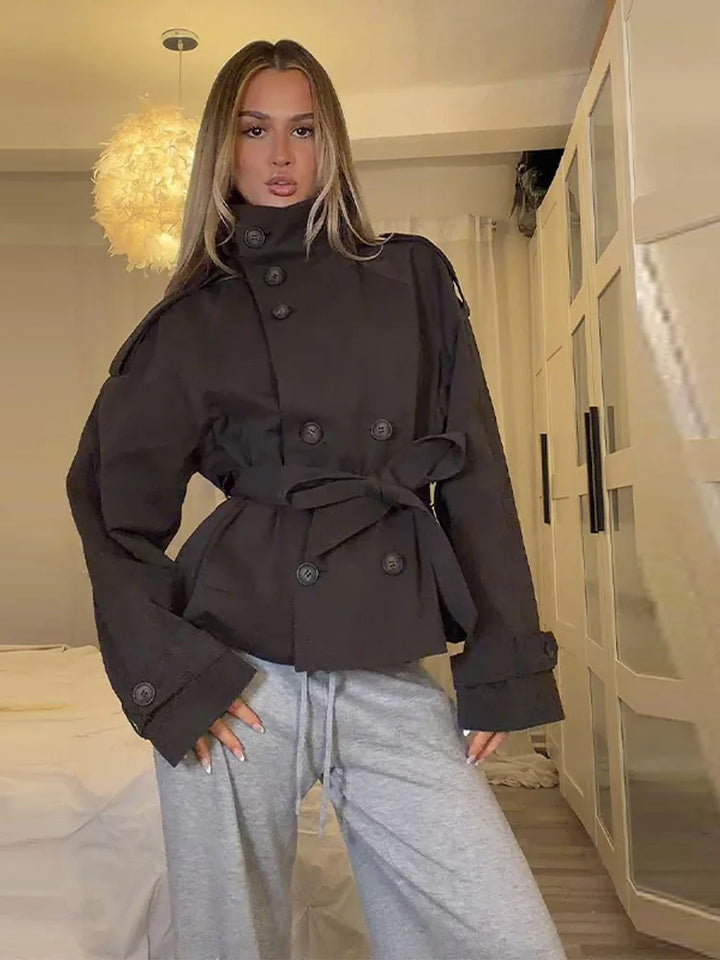 Rosanne Double Breasted Trench