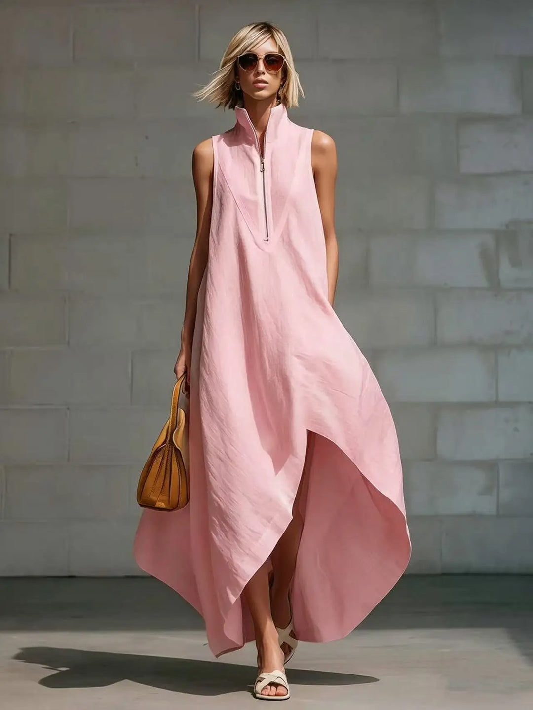 Virelle Sleeveless Relaxed Linen Maxi Dress