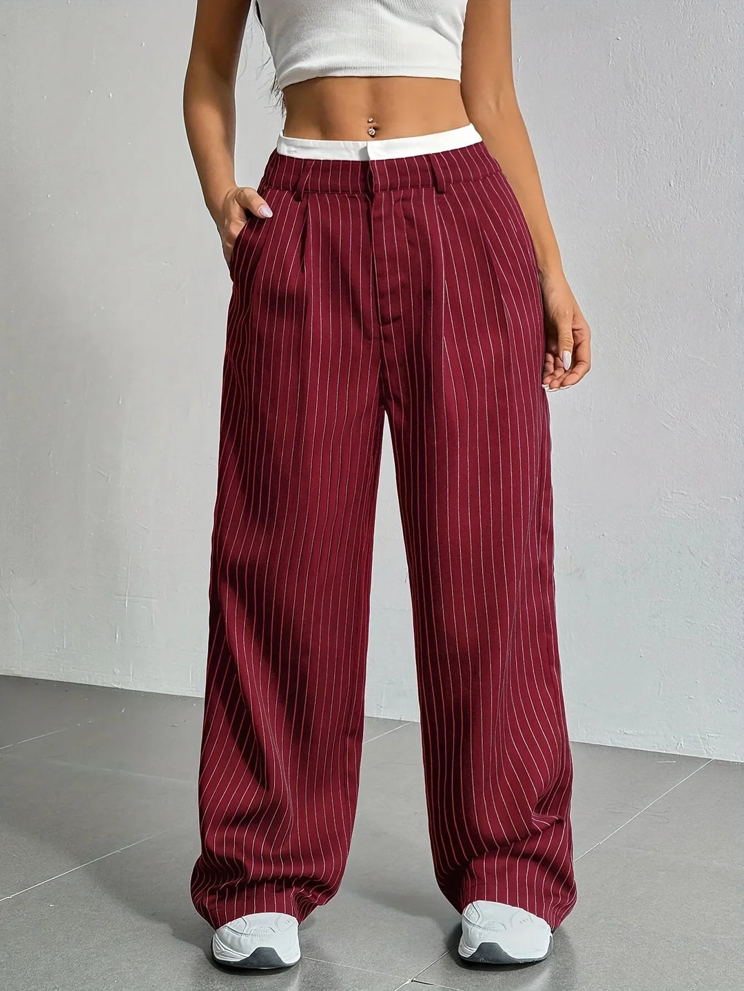 Sutton Classic Striped Pants