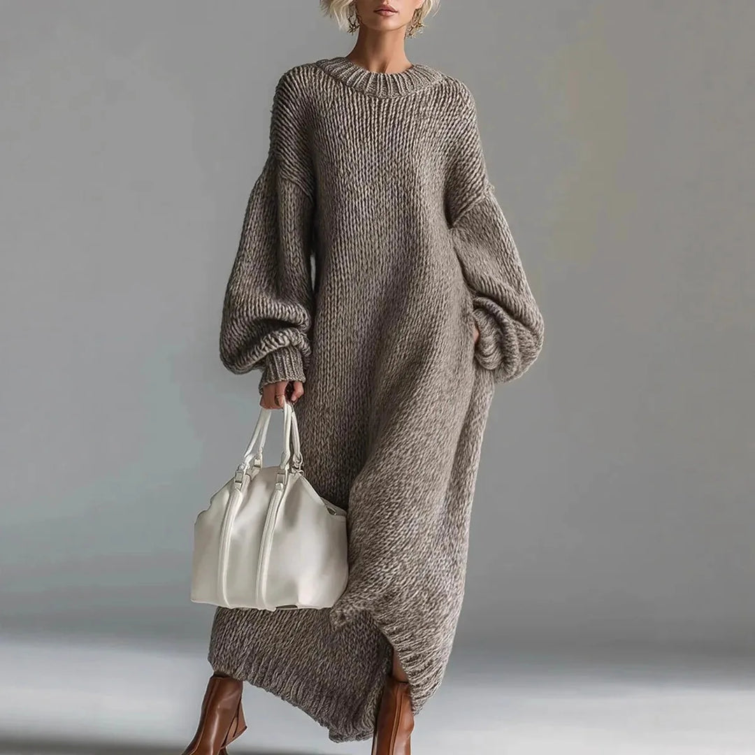 Astrid Chunky Knit Sweater Dress
