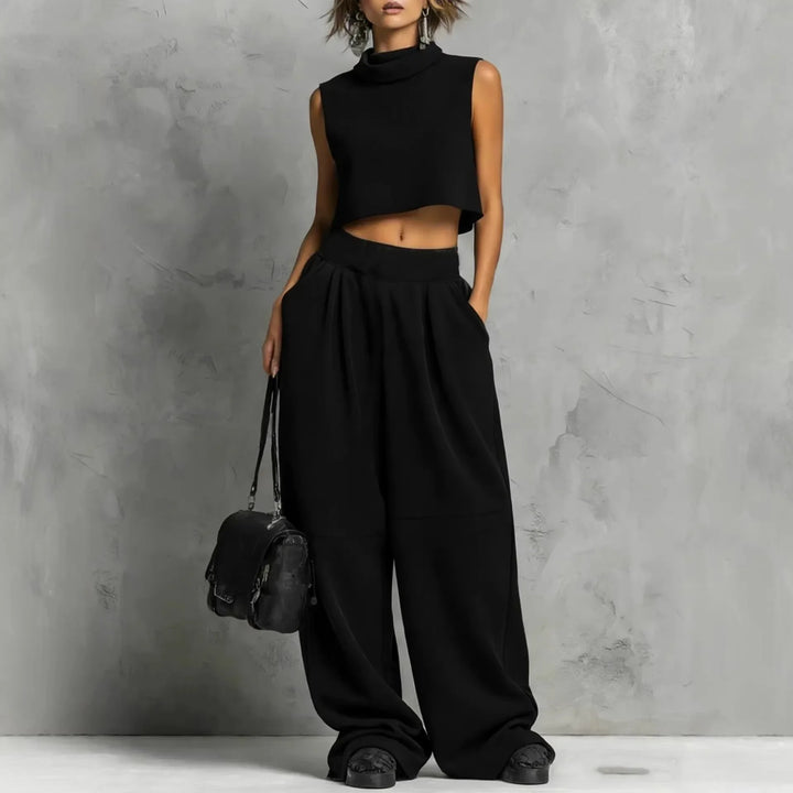 Viola Crop Top & Trouser Set