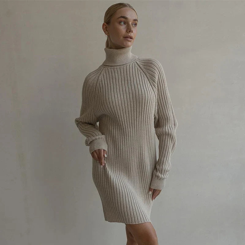 Vesper High Neck Sweater Dress