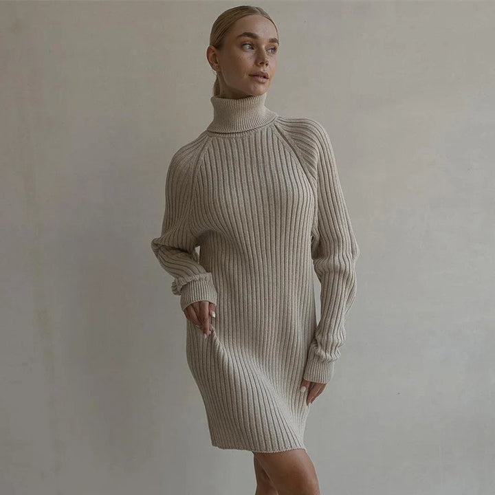 Vesper High Neck Sweater Dress