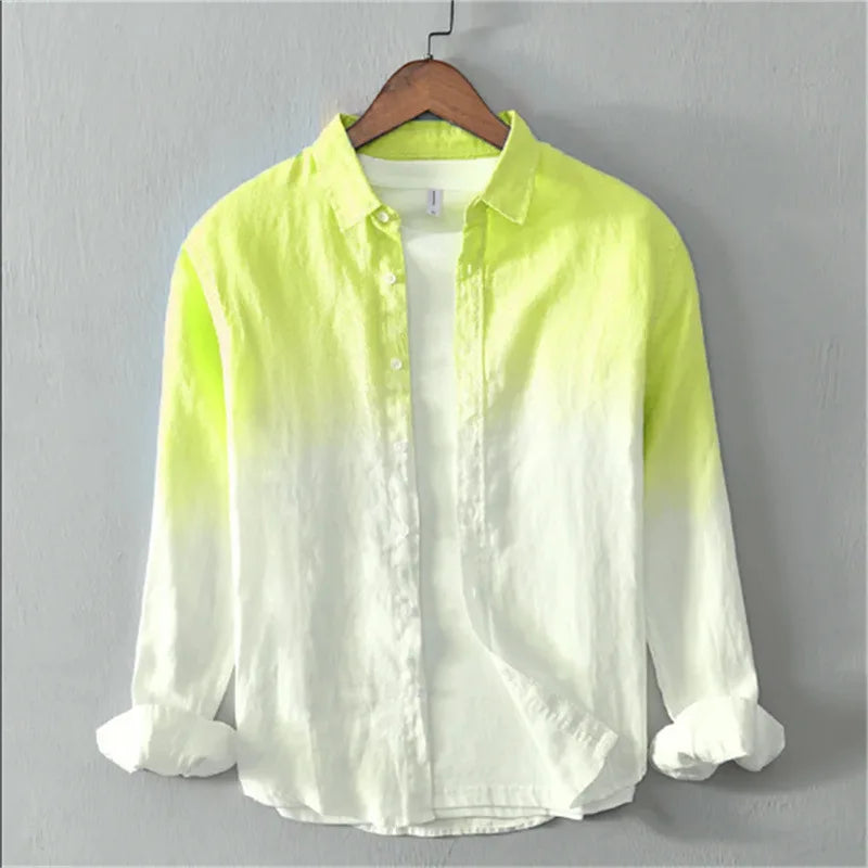 Ethan Ombre Button Front Shirt