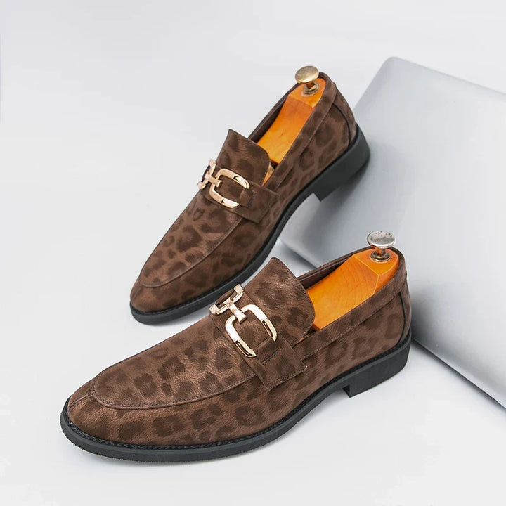 Marsimo Leopard Loafers