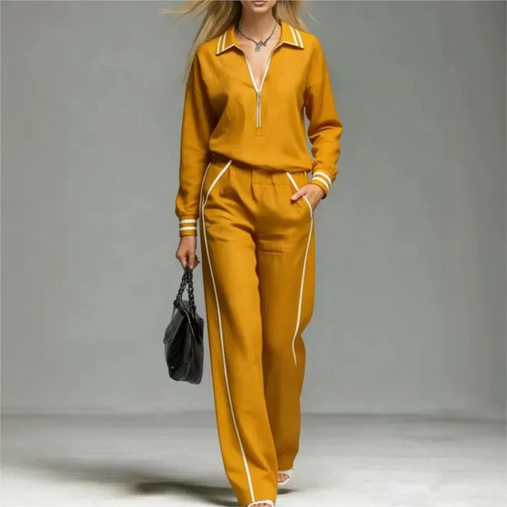 Marisol Half Zip Two Piece Set
