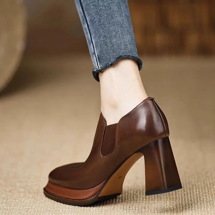 Aurelia Block Heel Pumps