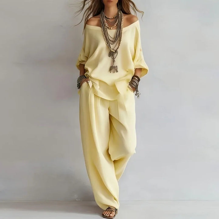 Vanessa Off Shoulder Co-ord Set