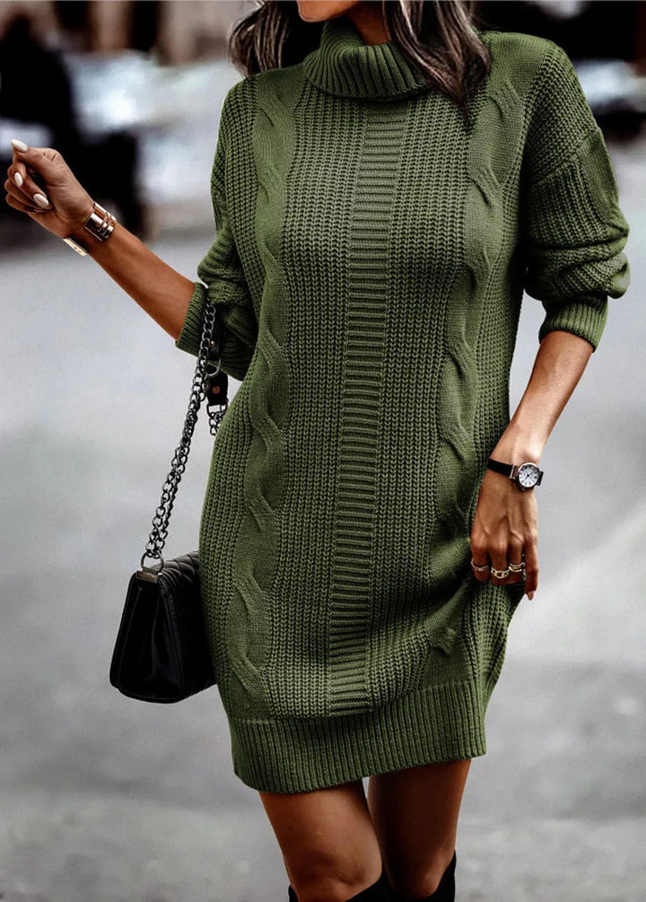 Marisel Turtleneck Sweater Dress