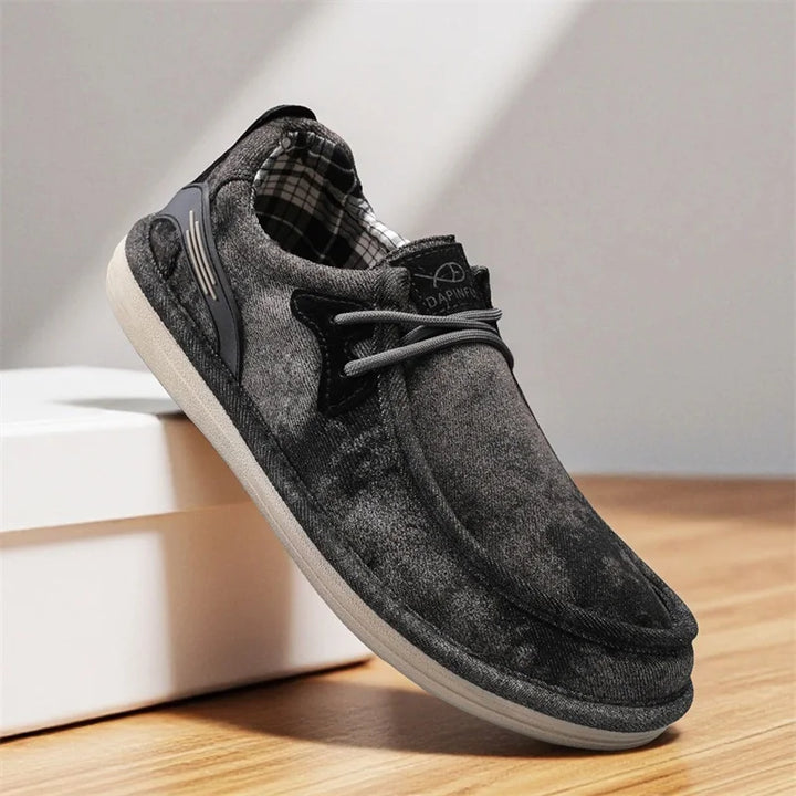 Lusso Washed Canvas Loafers