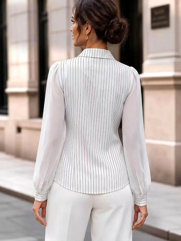 Odalys Belted Waist Blouse