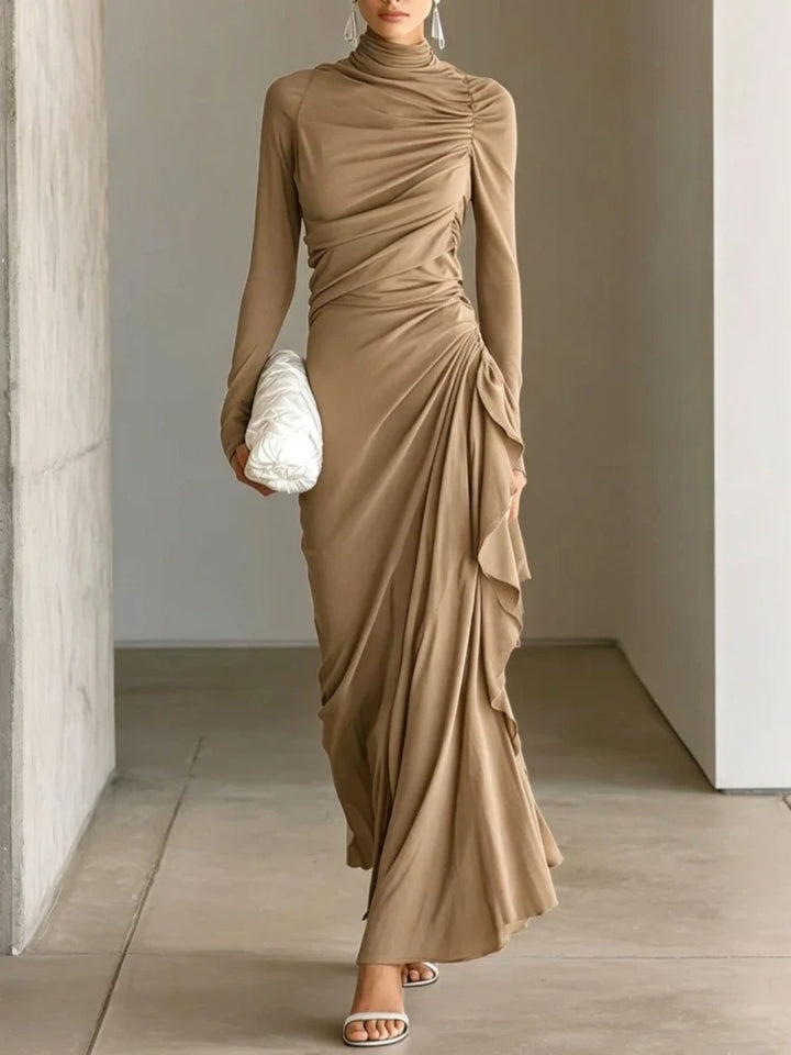 Imogen Ruffle Wrap Maxi Dress