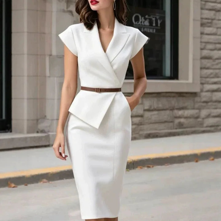 Palmira Peplum Sheath Dress