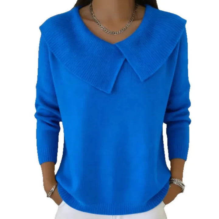 Hazel Fold Collar Sweater