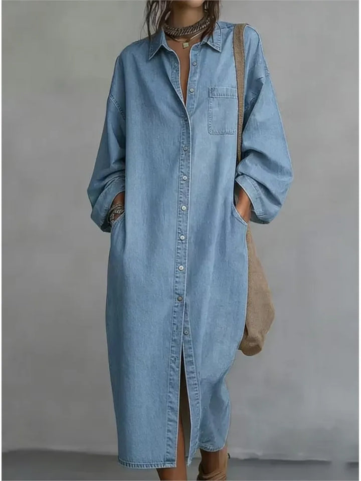 Tressa Relaxed Button Dress