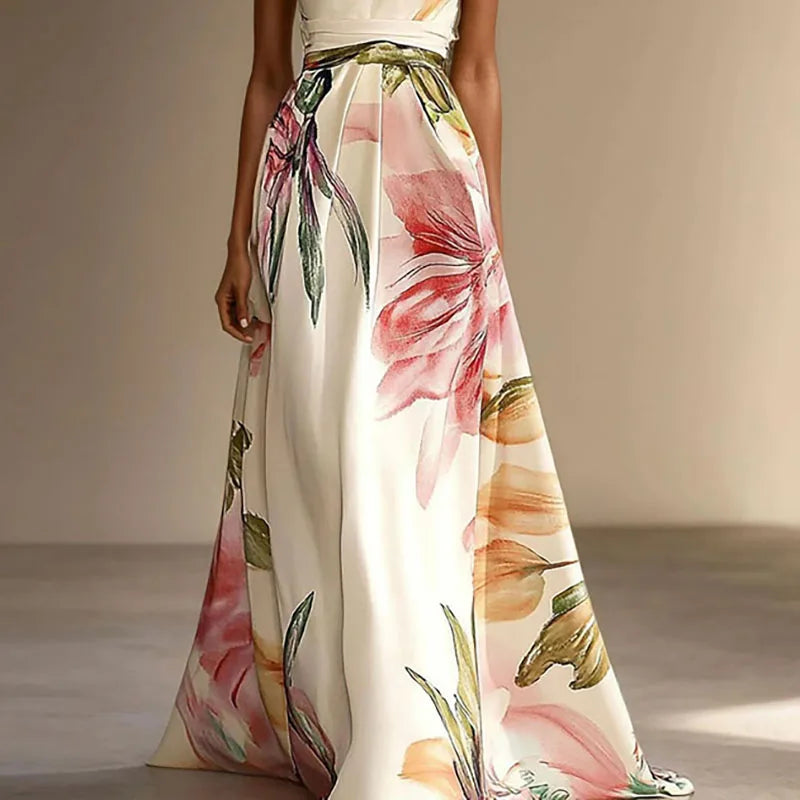 Suzane Floral Wedding Guest Maxi Dress