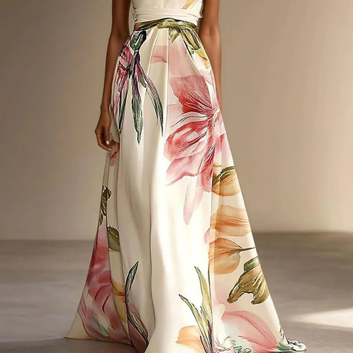 Suzane Floral Wedding Guest Maxi Dress