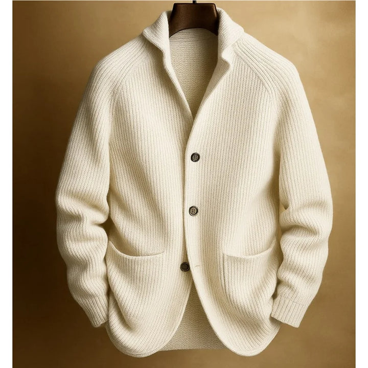 Tristan Ribbed Knit Blazer Cardigan