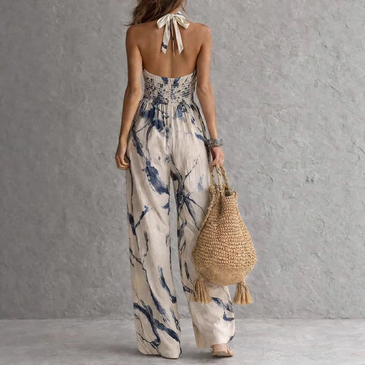 Viola Flowy Halter Maxi Dress
