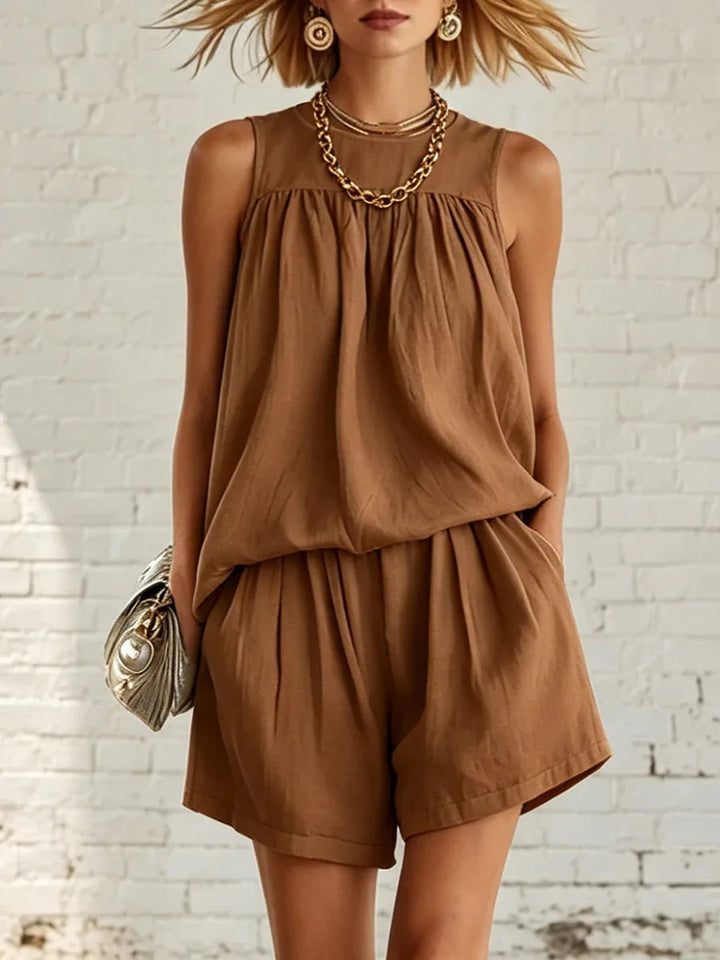 Jolanta Casual Relaxed Shorts Set